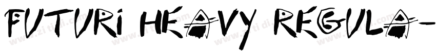 Futuri Heavy Regula字体转换